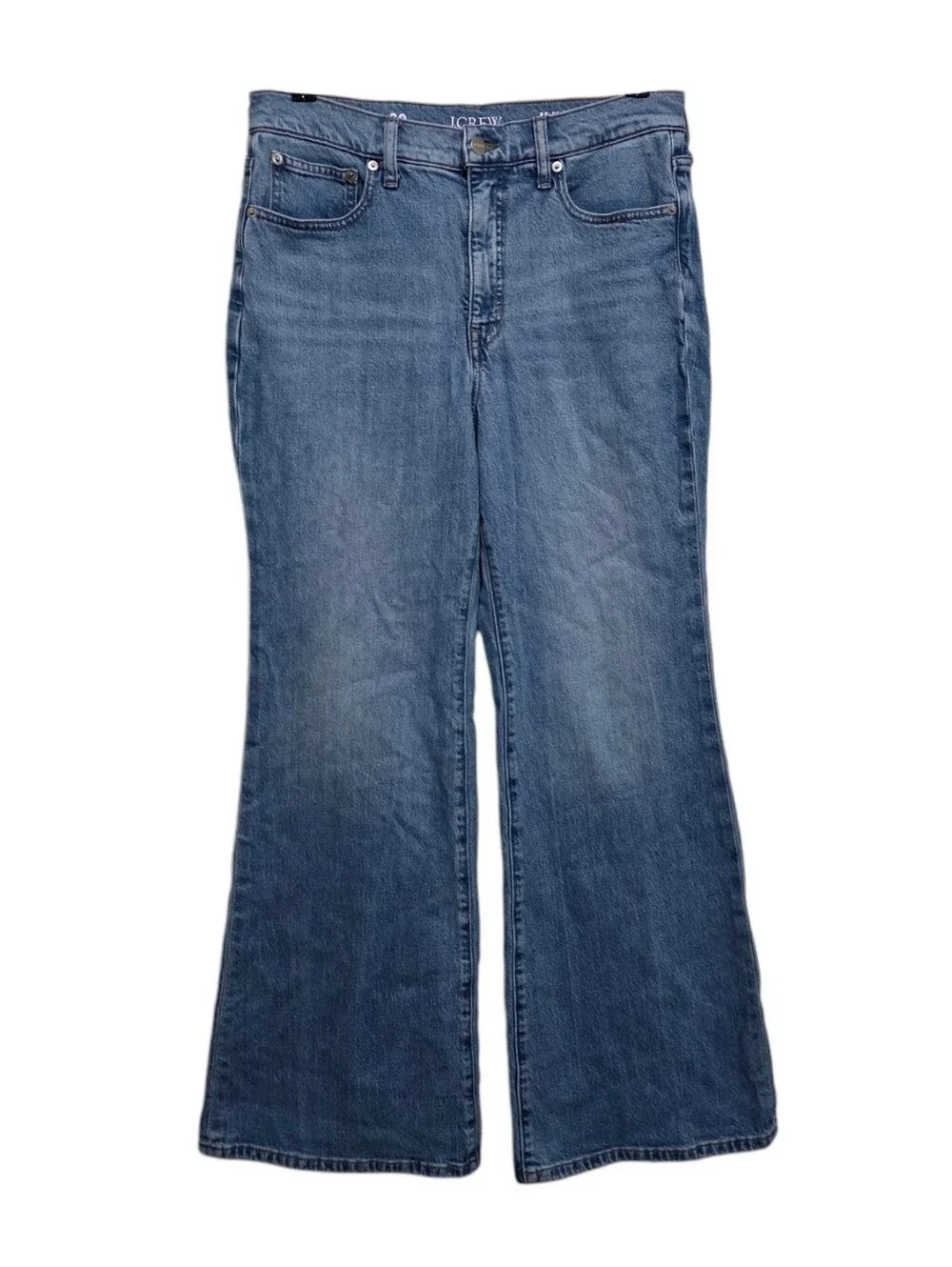 J. Crew High Rise ;96 Flare Jean in Light Indigo Wash Size 30